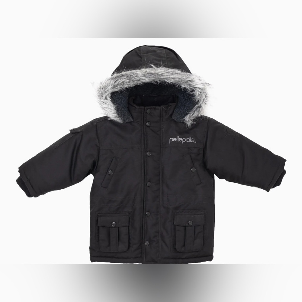 PellePelle parka with fur trim